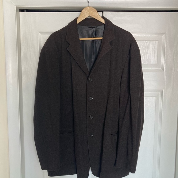 Armani Collezioni Other - Armani brown wool button up blazer/ jacket